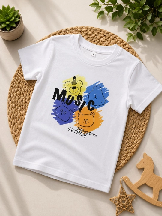 Bolalar futbolkasi  paxta mato , qisqa yengli, uniseks, yozgi, S–XL - 