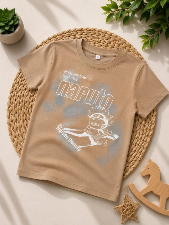 Bolalar futbolkasi  paxta mato , qisqa yengli, uniseks, yozgi, S–XL - 
