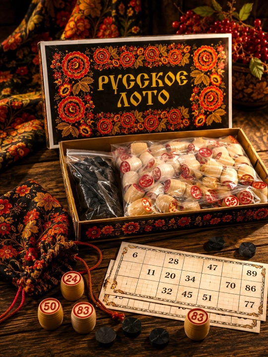 Русское лото — это классическая настольная игра для всей семьи и компании друзей - 