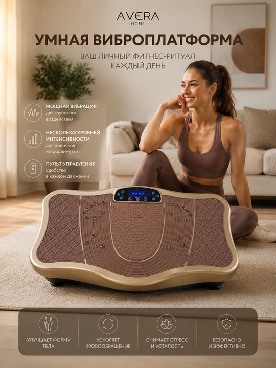 Vibratsion platforma, uy trenajyori, fitness platformasi, massaj platformasi