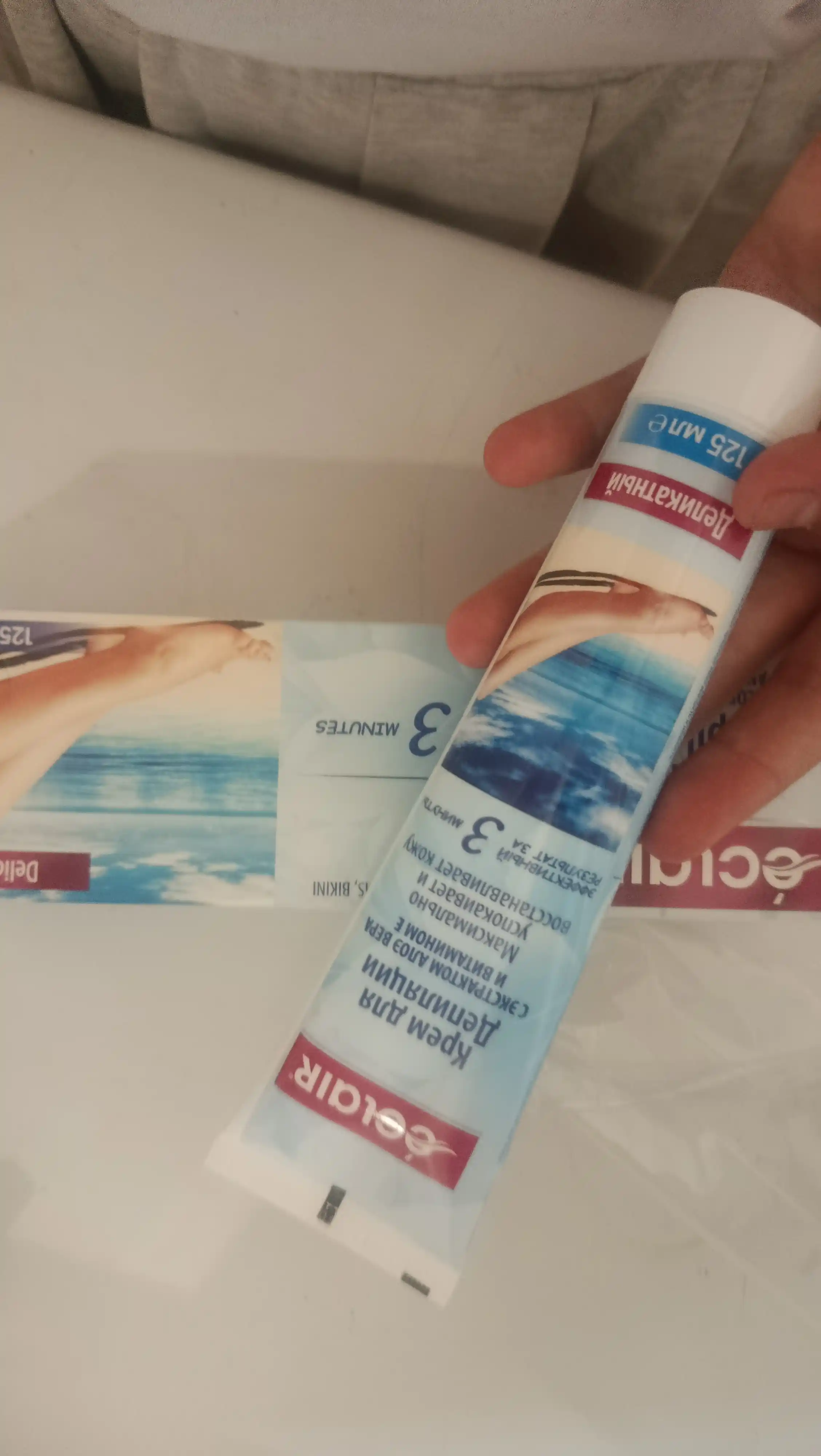 Krem depilator Eclair nozik, 125 ml.