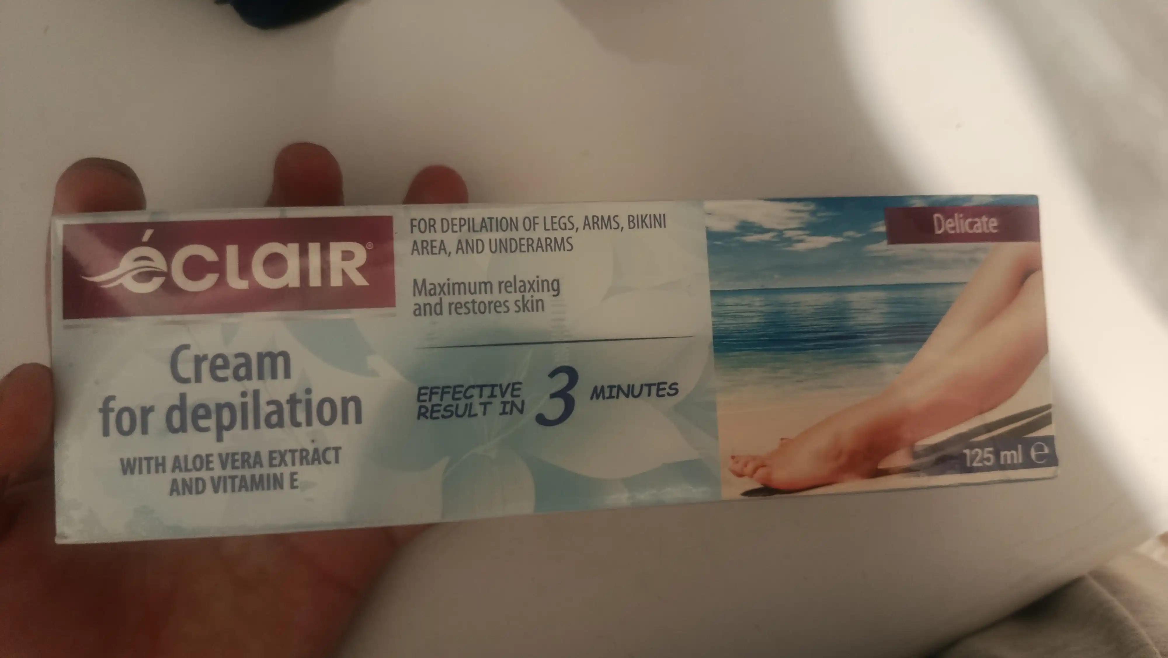 Krem depilator Eclair nozik, 125 ml.
