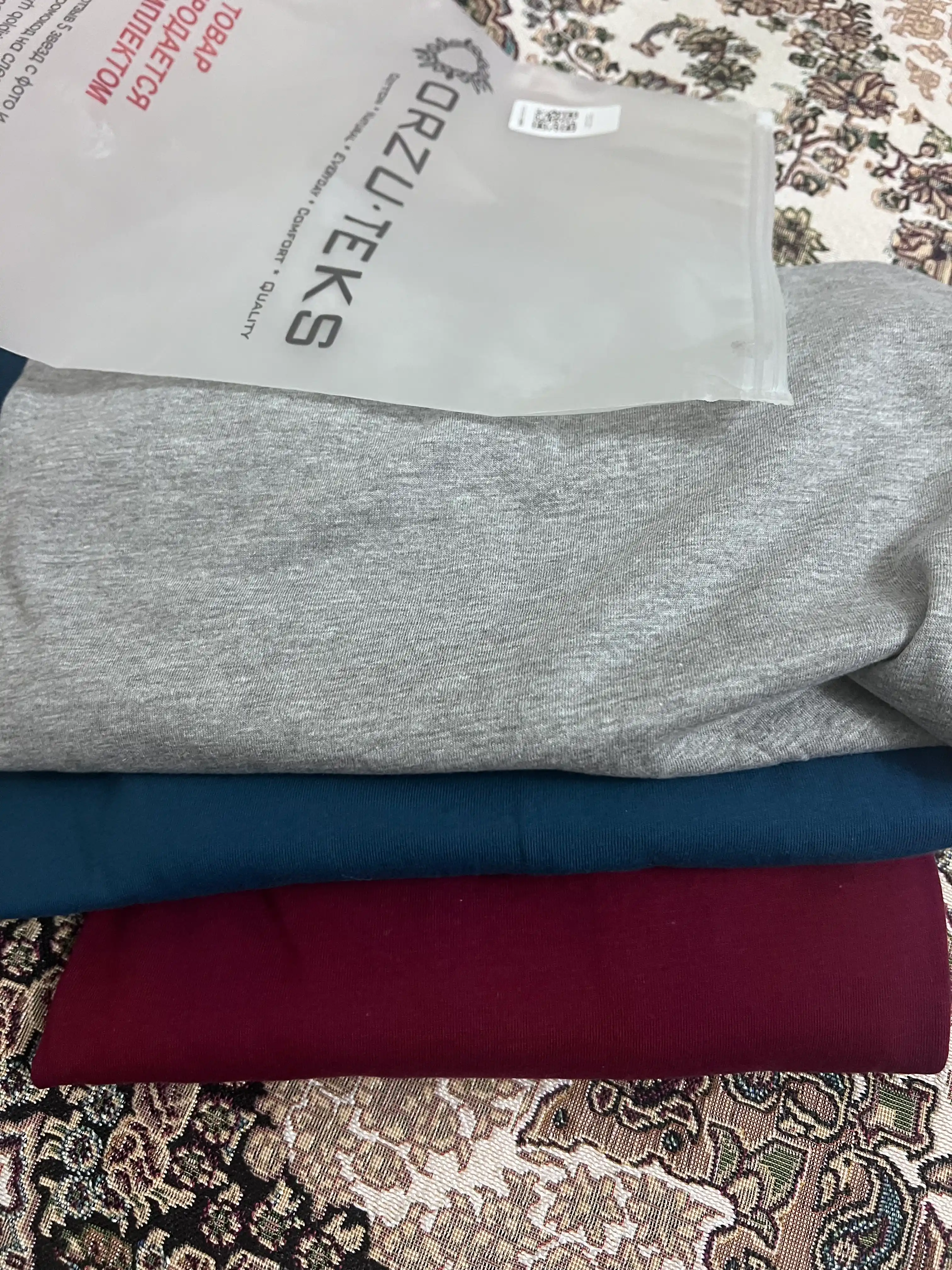 Футболка базовая мужская и женская, однотонная, 100% хлопок, S-4XL, ORZU-TEKS