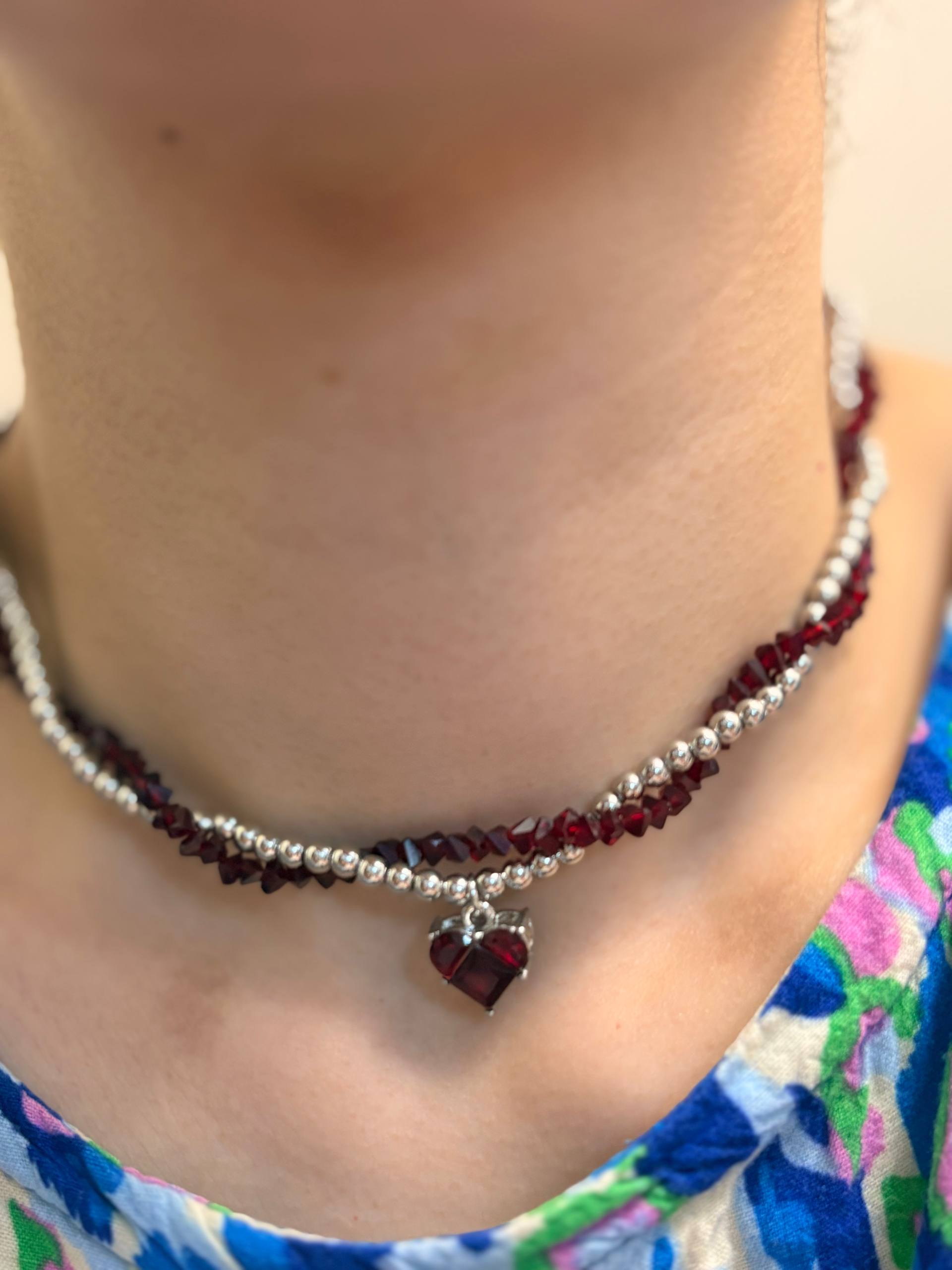 Elegant 4 tasi 1 da choker, ayollar nozik yurak zanjir taqinchoqlari, ayollar marjonlari