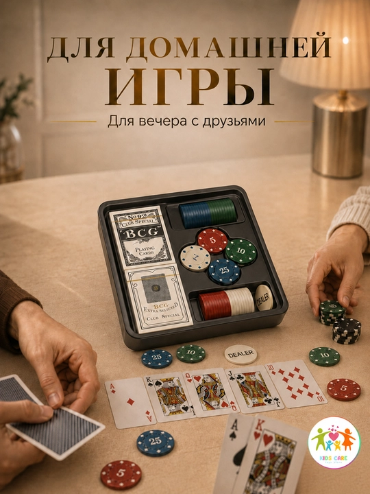Poker to'plami, Poker - 100 ta chip