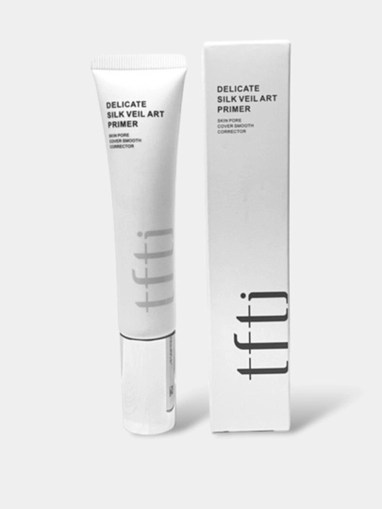 Tfti Delicate Silk Veil Art Primer makiyaj asosi, yuz teshikchalarini yopuvchi praymer