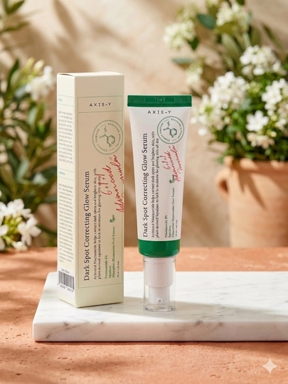 AXIS-Y Dark Spot Correcting Glow Serum yuzdagi dog'larga qarshi oqartiruvchi sarum, 50 ml - 