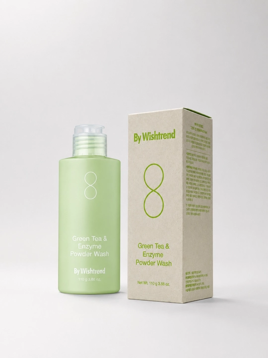 By Wishtrend Green Tea & Enzyme Powder Wash очищающая энзимная пудра для лица, 110 г - 