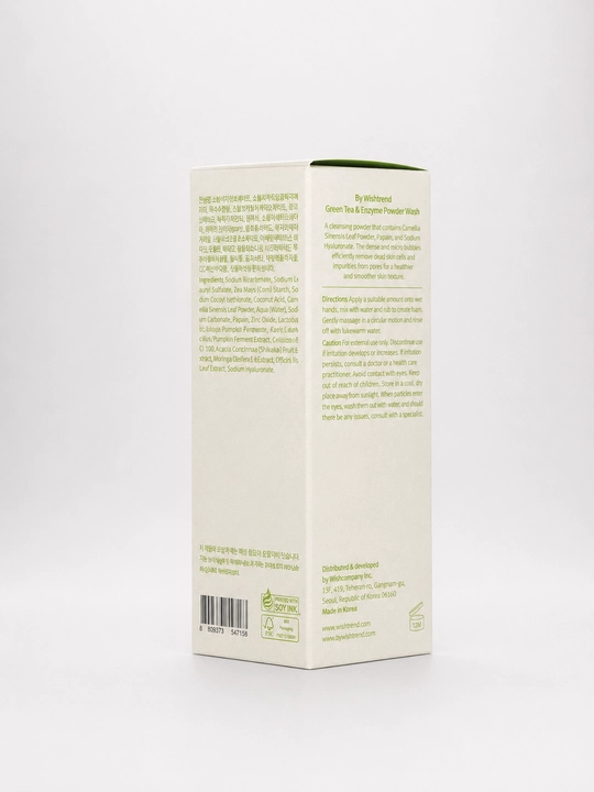 By Wishtrend Green Tea & Enzyme Powder Wash очищающая энзимная пудра для лица, 110 г