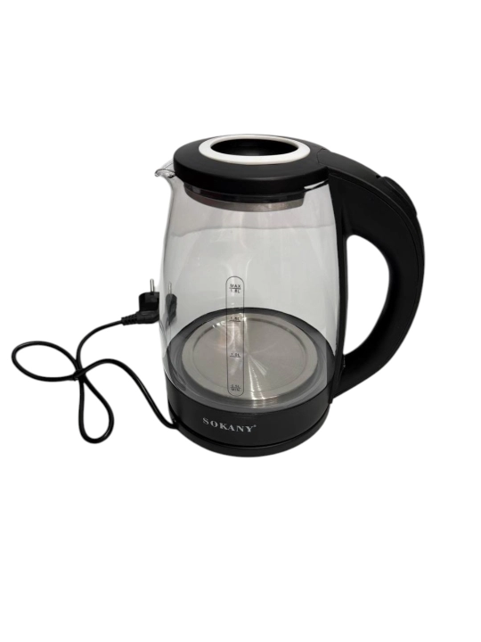 SOKANY SK-09100 elektr choynak, 1,8 l, 1500 Vt, tez qaynatish, 360° asos