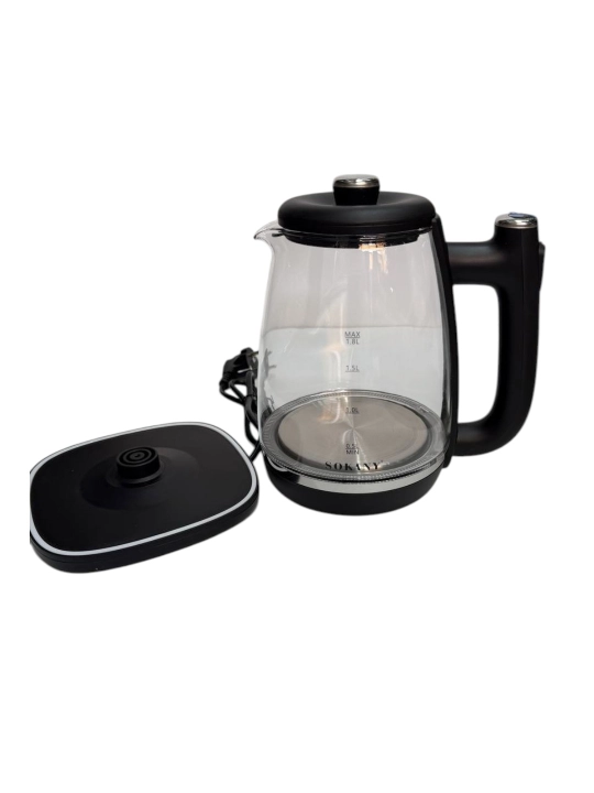 SOKANY SK-09100 elektr choynak, 1,8 l, 1500 Vt, tez qaynatish, 360° asos