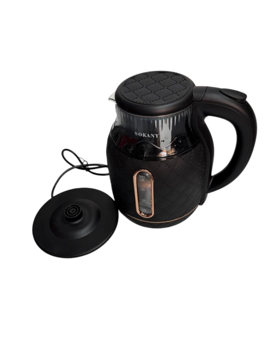 SOKANY SK-09100 elektr choynak, 1,8 l, 1500 Vt, tez qaynatish, 360° asos