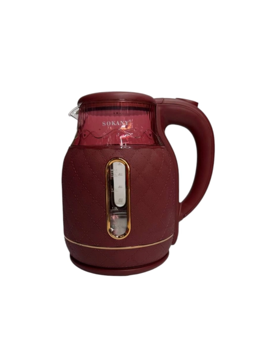 SOKANY SK-09100 elektr choynak, 1,8 l, 1500 Vt, tez qaynatish, 360° asos