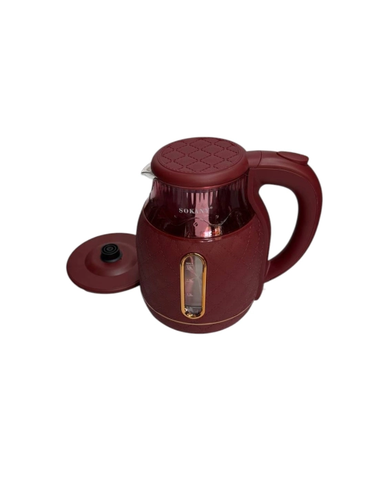 SOKANY SK-09100 elektr choynak, 1,8 l, 1500 Vt, tez qaynatish, 360° asos