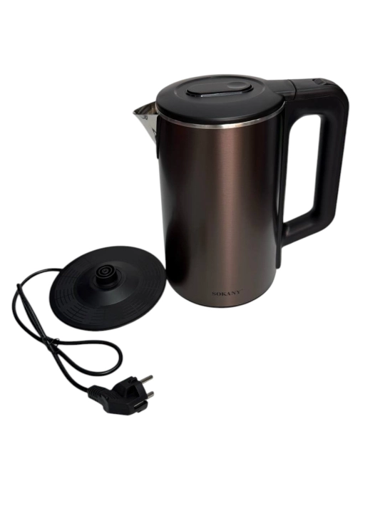 SOKANY SK-09100 elektr choynak, 1,8 l, 1500 Vt, tez qaynatish, 360° asos
