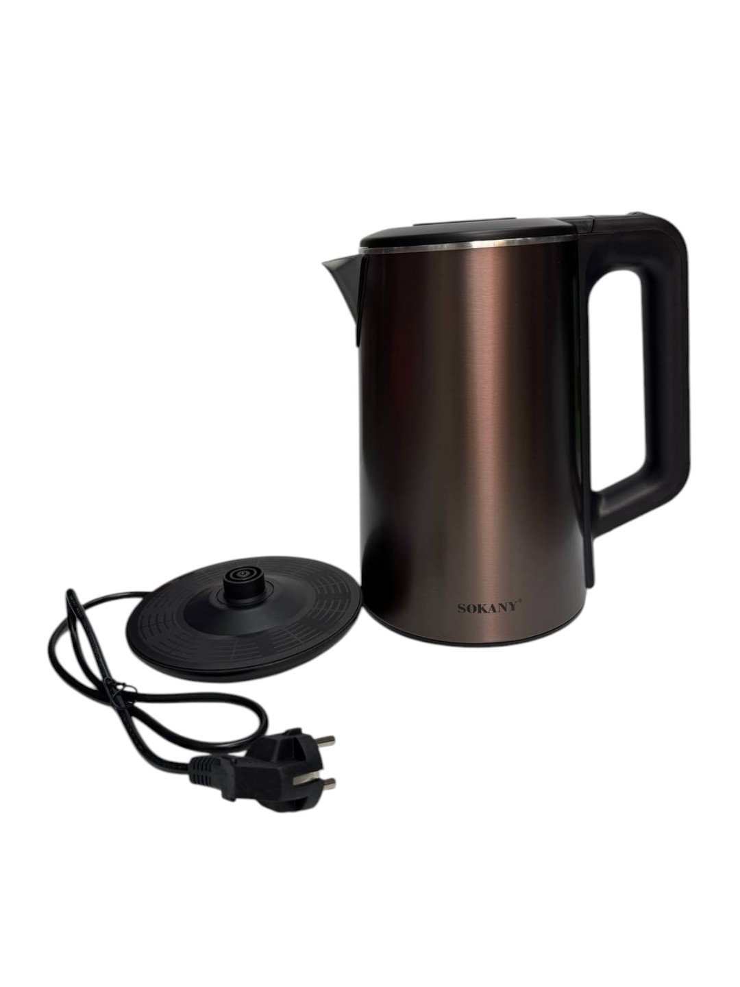 SOKANY SK-09100 elektr choynak, 1,8 l, 1500 Vt, tez qaynatish, 360° asos