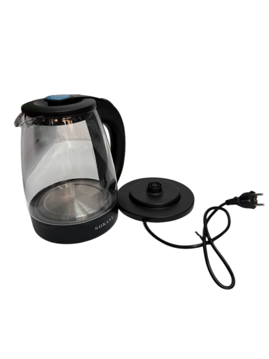 SOKANY SK-09100 elektr choynak, 1,8 l, 1500 Vt, tez qaynatish, 360° asos