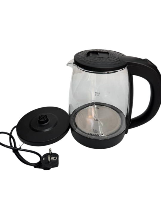 SOKANY SK-09100 elektr choynak, 1,8 l, 1500 Vt, tez qaynatish, 360° asos