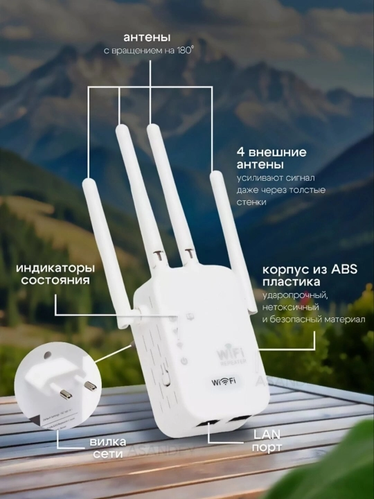 Усилитель Wi-Fi сигнала репитер