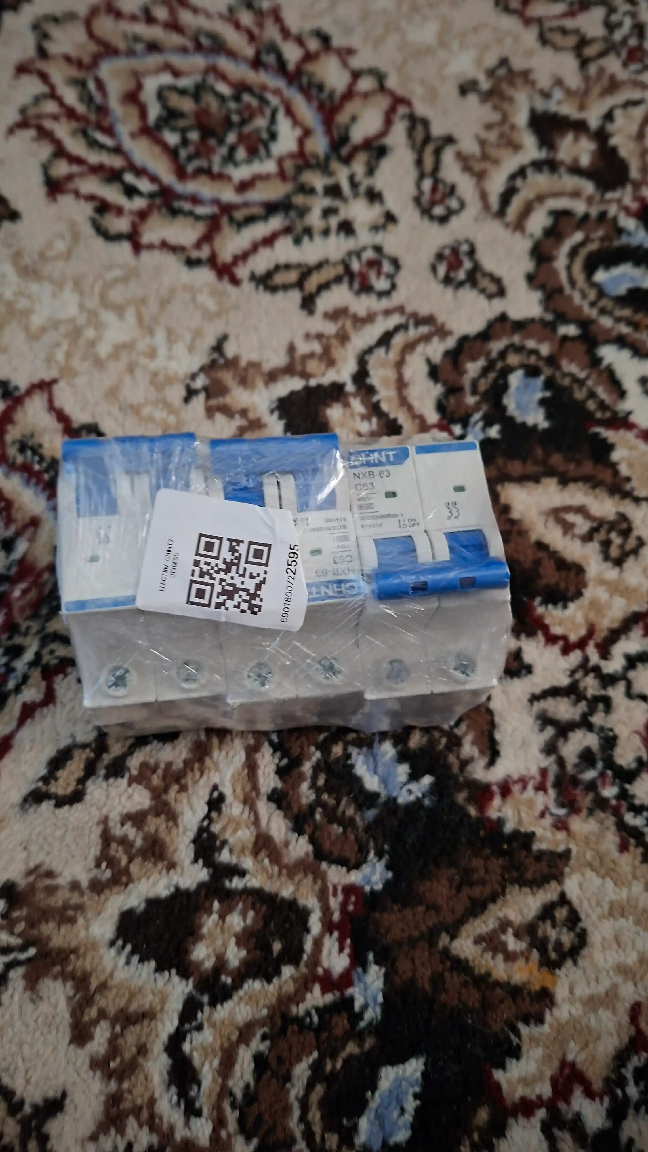 NXB-63 2P 2A 6кА х-ка С (CHINT) — ikki fazali avtomatik kalit (63 A gacha)