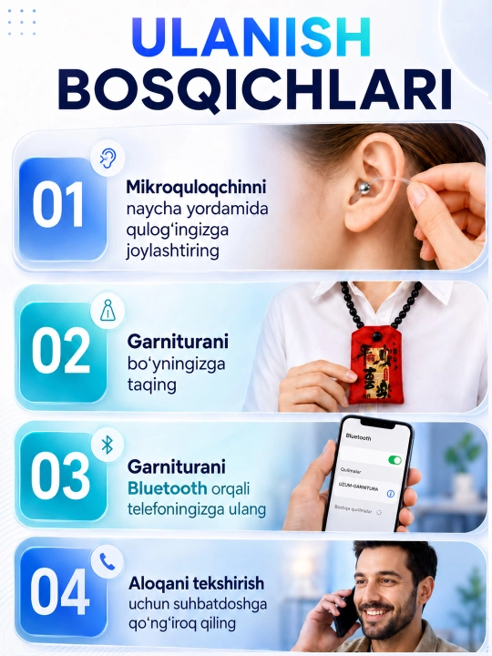 Капсульный микронаушник, Bluetooth магнит