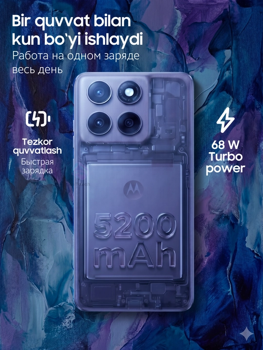 Смартфон Motorola Edge 60 и Edge 60 Fusion, 8/12/256/512 GB, ударопрочные телефоны