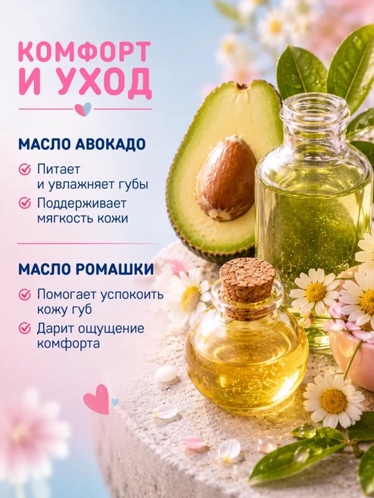 Bolalar uchun lab bo'yog'i uchun balzam Malen'kaya ledi, Belor Desing