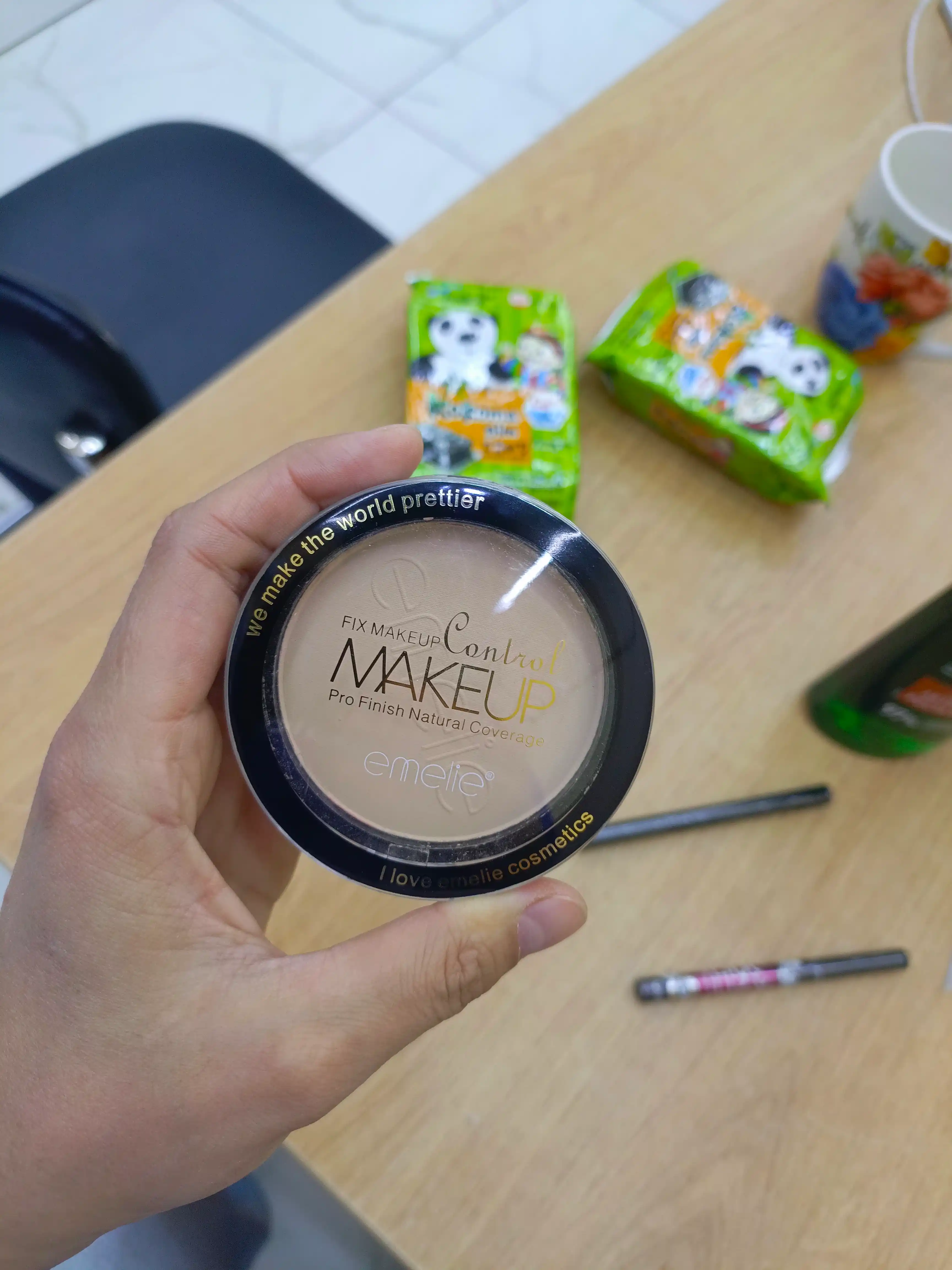 Пудра для лица Nuobeier SPF 20 / Emelie, прессованная, матовый эффект