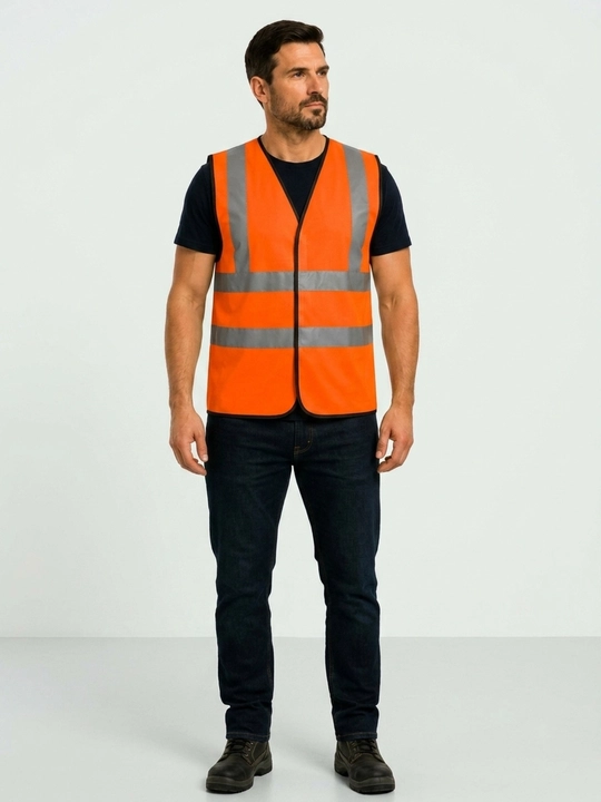 Cotton Mix signal nimchasi, yorug‘lik qaytaruvchi, 2-sinf, PE, S–6XL