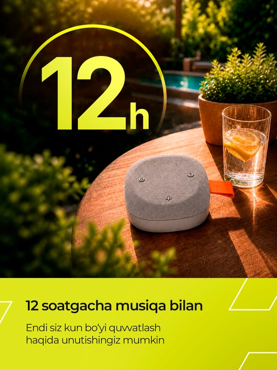 Portativ simsiz bluetooth kolonkasi Canyon Hexagon 10, TWS va IPX5 modellar uchun