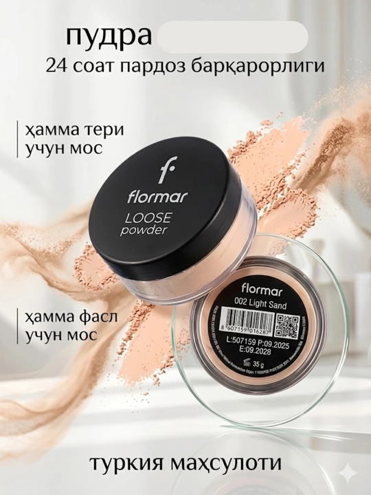 FLORMAR yuz upasi — yengil mat effekt - 