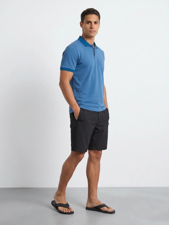 TERRA PRO Erkaklar polosi kalta yengli SS23CA2N-17-18641