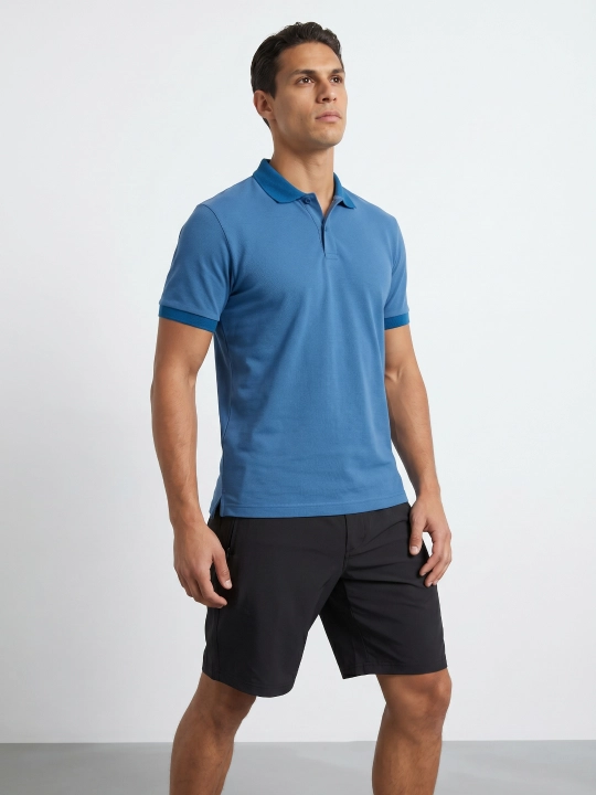 TERRA PRO Erkaklar polosi kalta yengli SS23CA2N-17-18641
