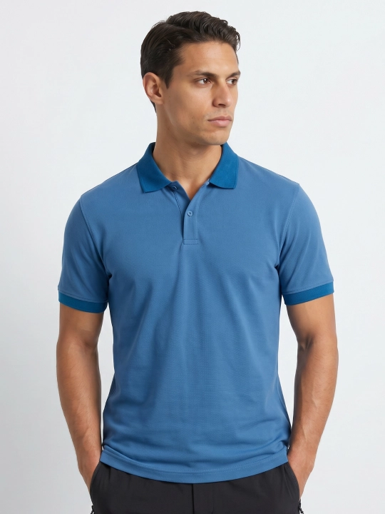 TERRA PRO Erkaklar polosi kalta yengli SS23CA2N-17-18641