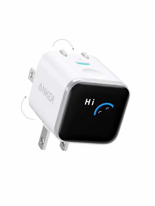 Anker Nano 45W tezkor zaryadlovchi adapter – AI texnologiyali, raqamli ekranli, Nano GaN - 