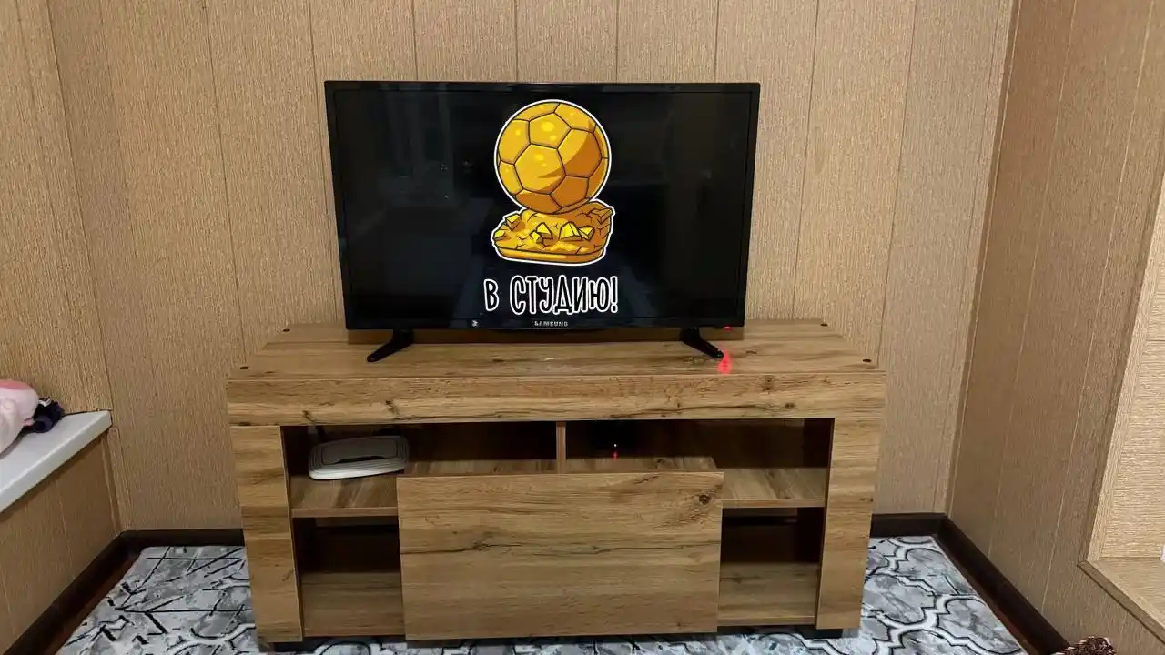 Тумба-подставка под телевизор LEETO, напольная, полностью собранная, 110*55*35 см