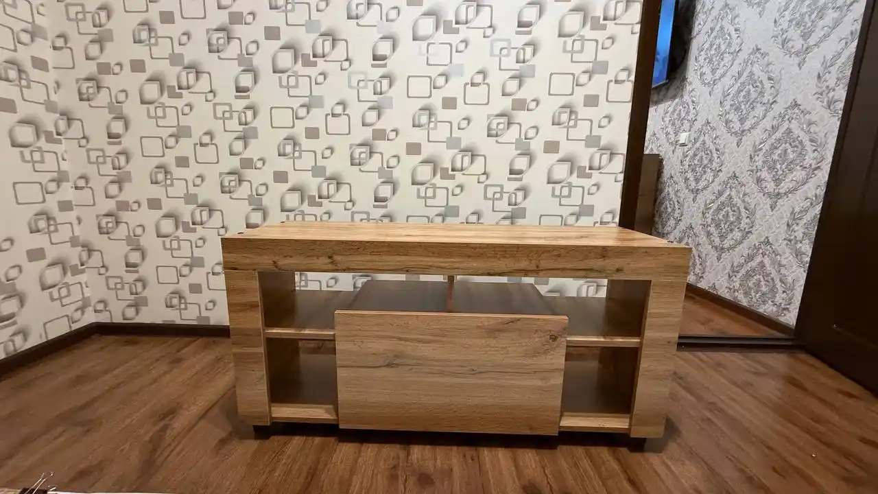 Тумба-подставка под телевизор LEETO, напольная, полностью собранная, 110*55*35 см