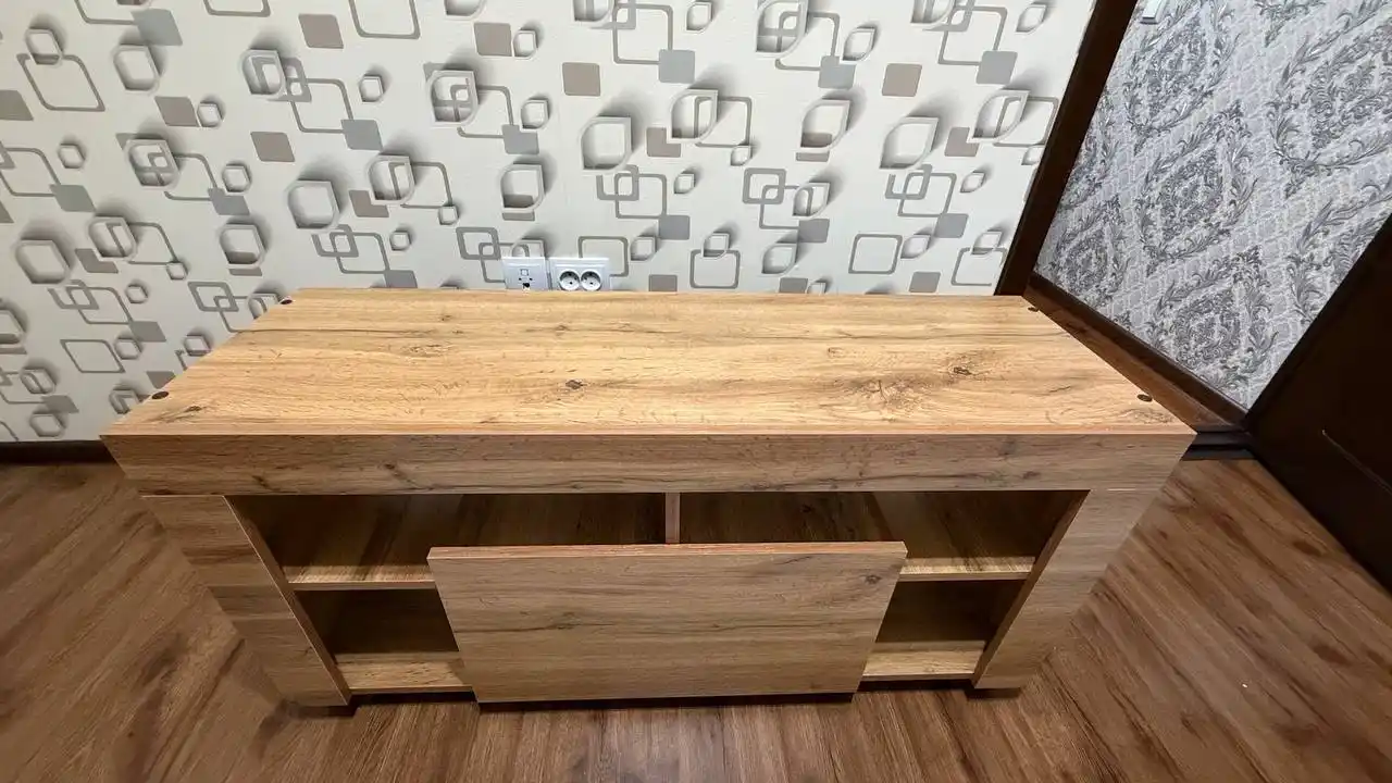 Тумба-подставка под телевизор LEETO, напольная, полностью собранная, 110*55*35 см