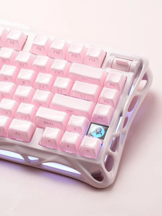 GravaStar Mercury K1 SE- Sakura Pink o'yin klaviaturasi