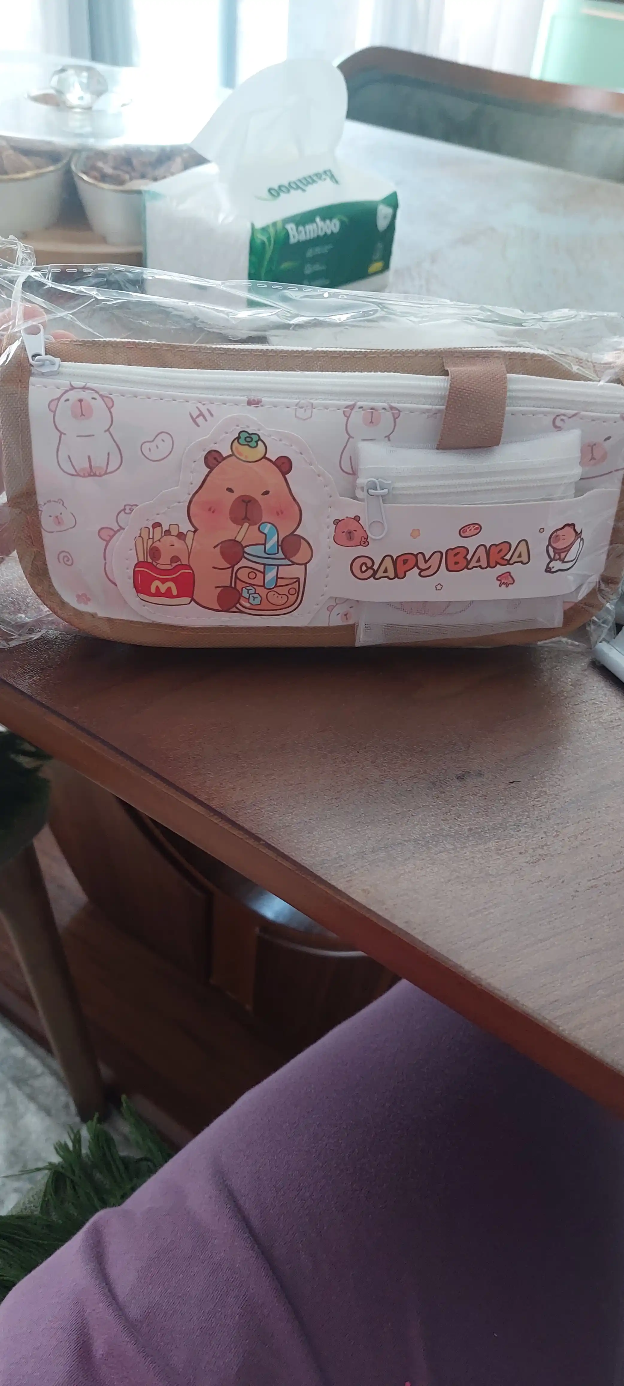 Qalam qutisi, kosmetik sumka, ko'p funktsiyali, Penal maktab uchun zamonaviy va ixchamgina