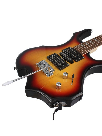 IRIN CZ0297 elektr gitara, 39 dyuym, 5W kuchaytirgich, tuner, bilan to'liq komplekt 9