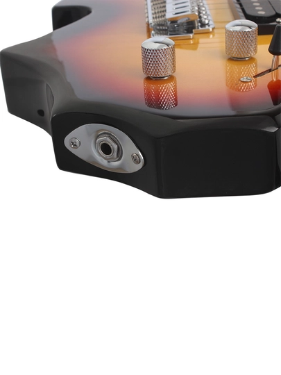IRIN CZ0297 elektr gitara, 39 dyuym, 5W kuchaytirgich, tuner, bilan to'liq komplekt 12