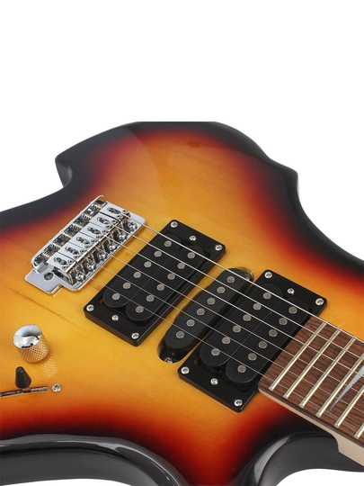 IRIN CZ0297 elektr gitara, 39 dyuym, 5W kuchaytirgich, tuner, bilan to'liq komplekt 11