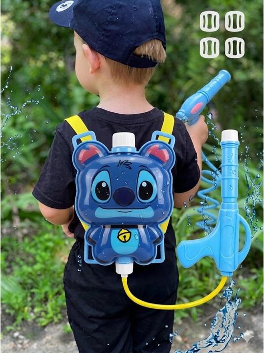 Suv quroli Water Gun, xalta shaklidagi suv idishi bilan, 1,2 litr