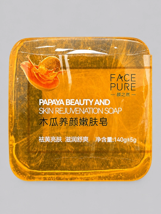 Парфюмированное и прозрачное мыло Face Pure, с аминокислотами 140 г увлажняющее, 5 аромата - 