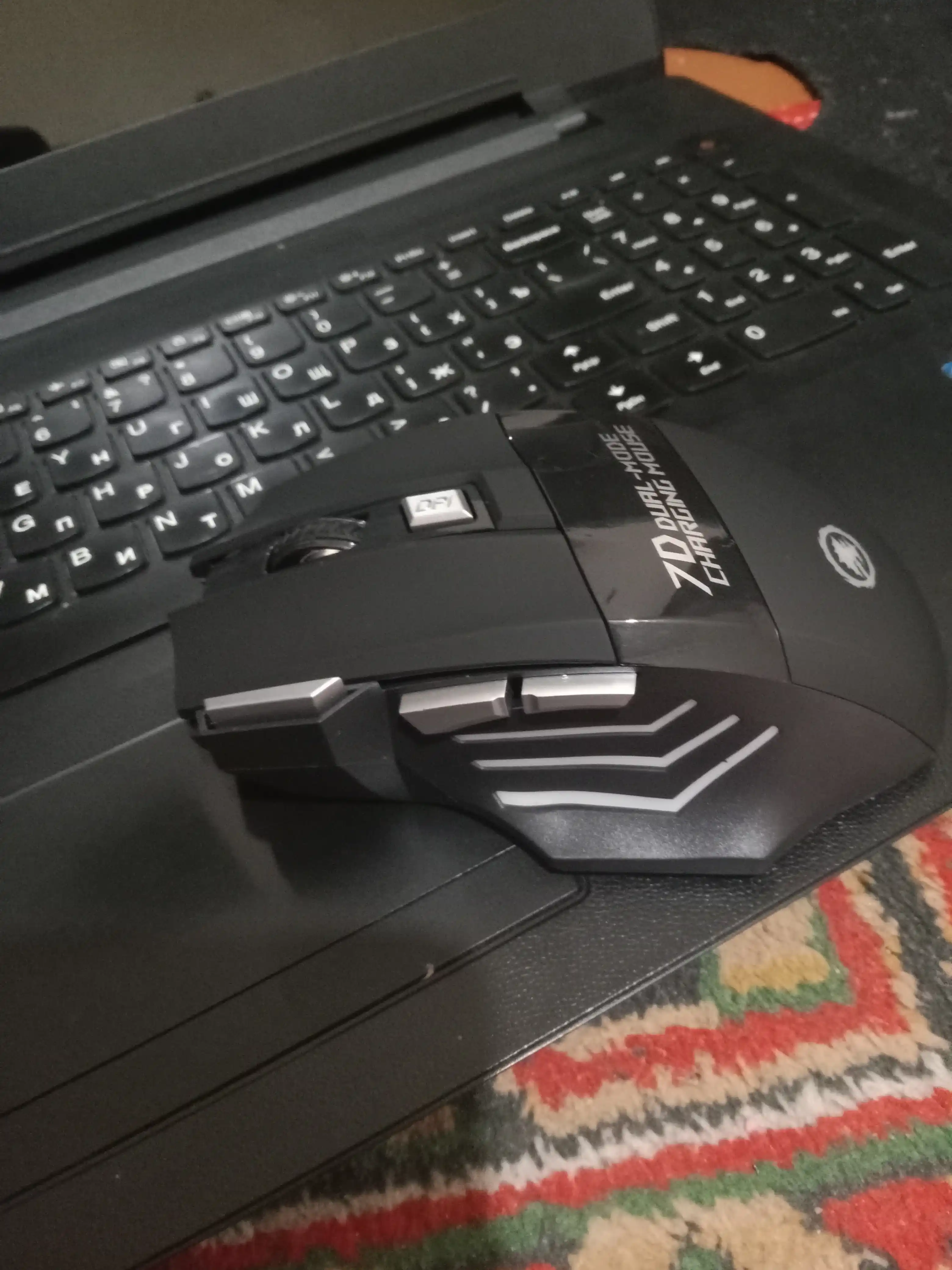 Мышка для компьютера, мышь компьютерная беспроводная Мышь с RGB подсветкой и Bluetooth