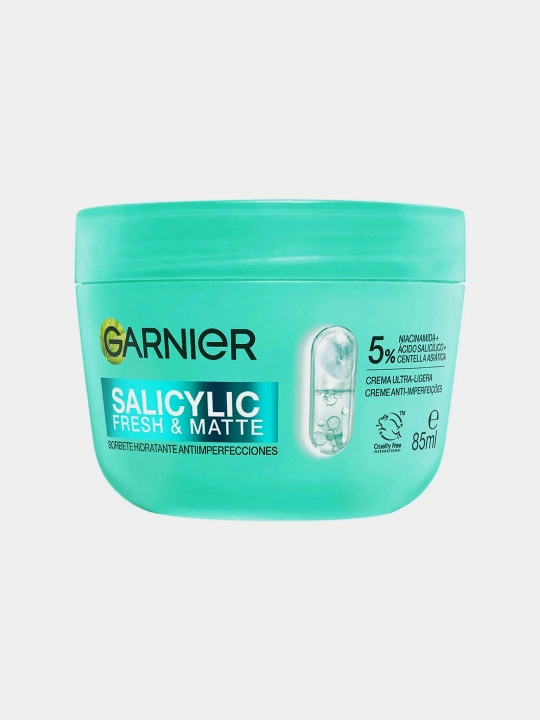 Garnier Крем-сорбет для лица Salicylic Fresh&Pure, против несовершенств, 85 мл