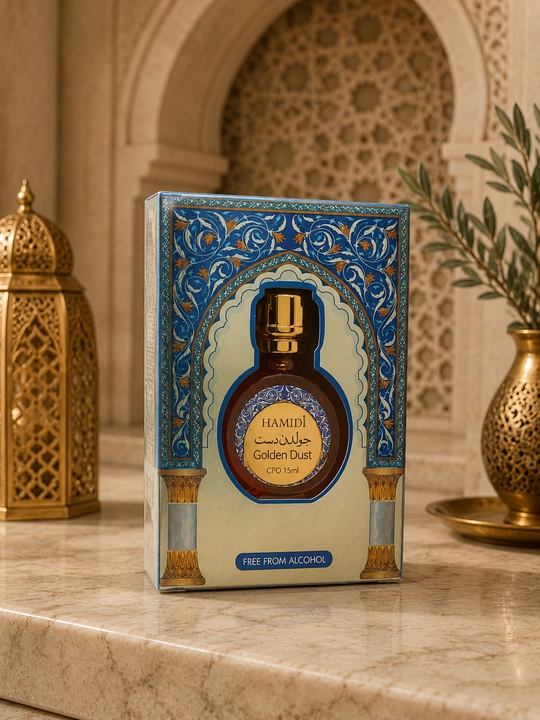Арабские масляные духи Hamidi CPO 15 мл – Musk Tahara, Chantilly, Golden Dust, Attar Oil - 