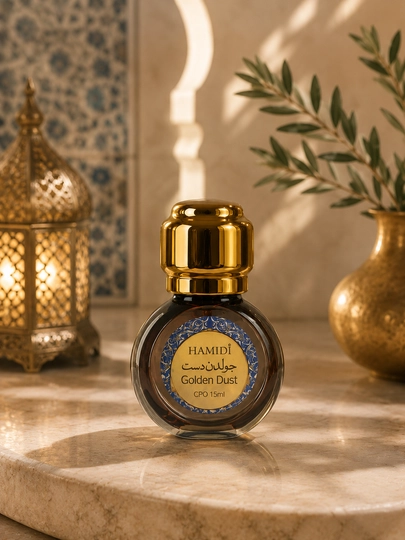 Hamidi CPO 15 ml arab moyli atirlari - Musk Tahara, Chantilly, Golden Dust, Attar Oil
