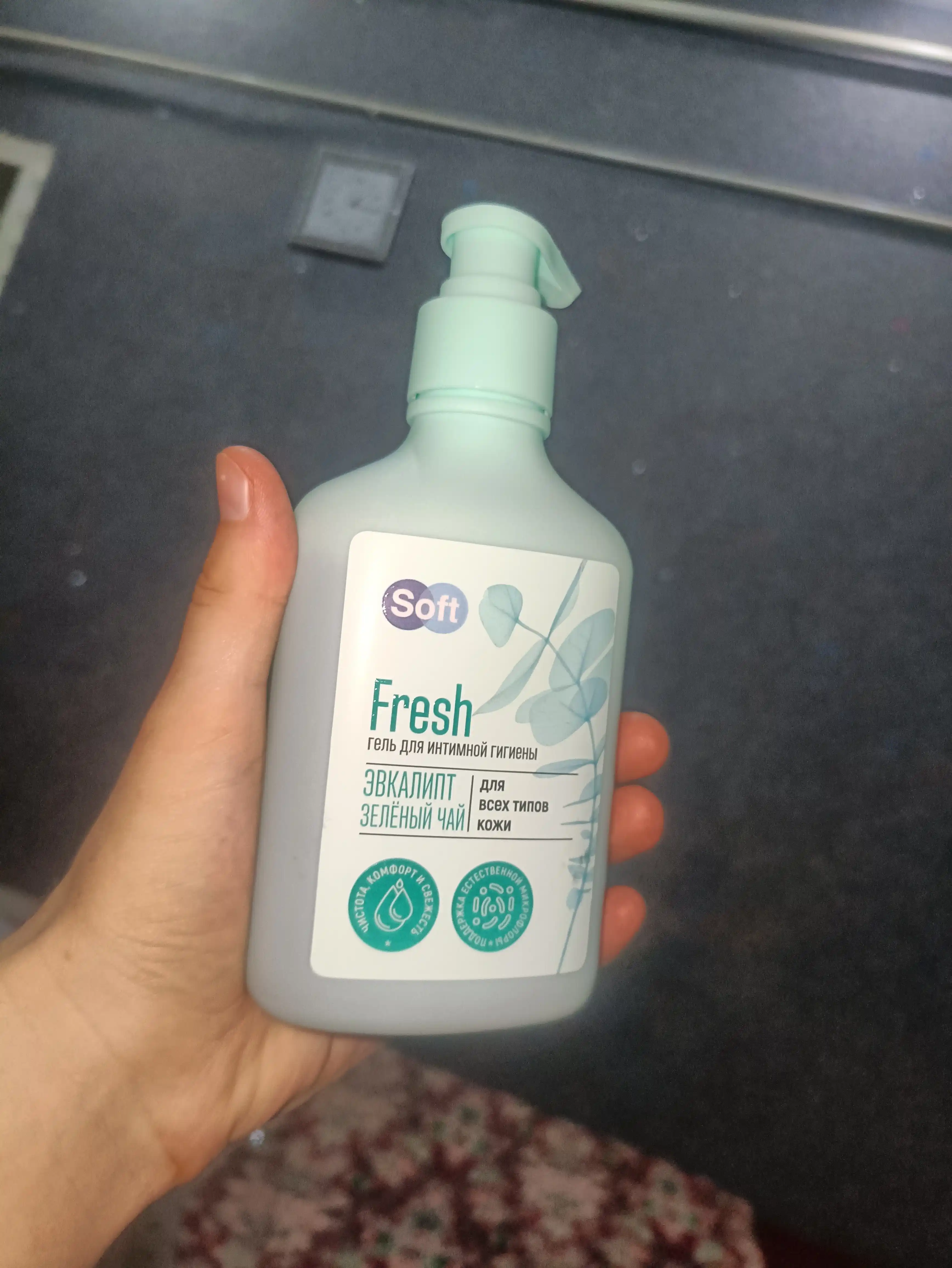 Гель для интимной гигиены Soft Fresh, эвкалипт и зеленый чай, для всех типов кожи, 220 мл